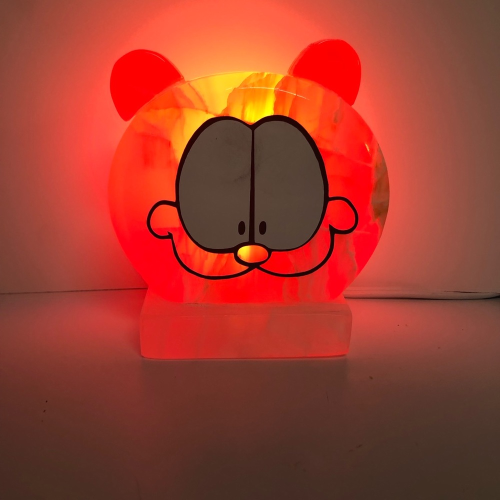 New Unique Onyx Crystal Garfield Design Lamp